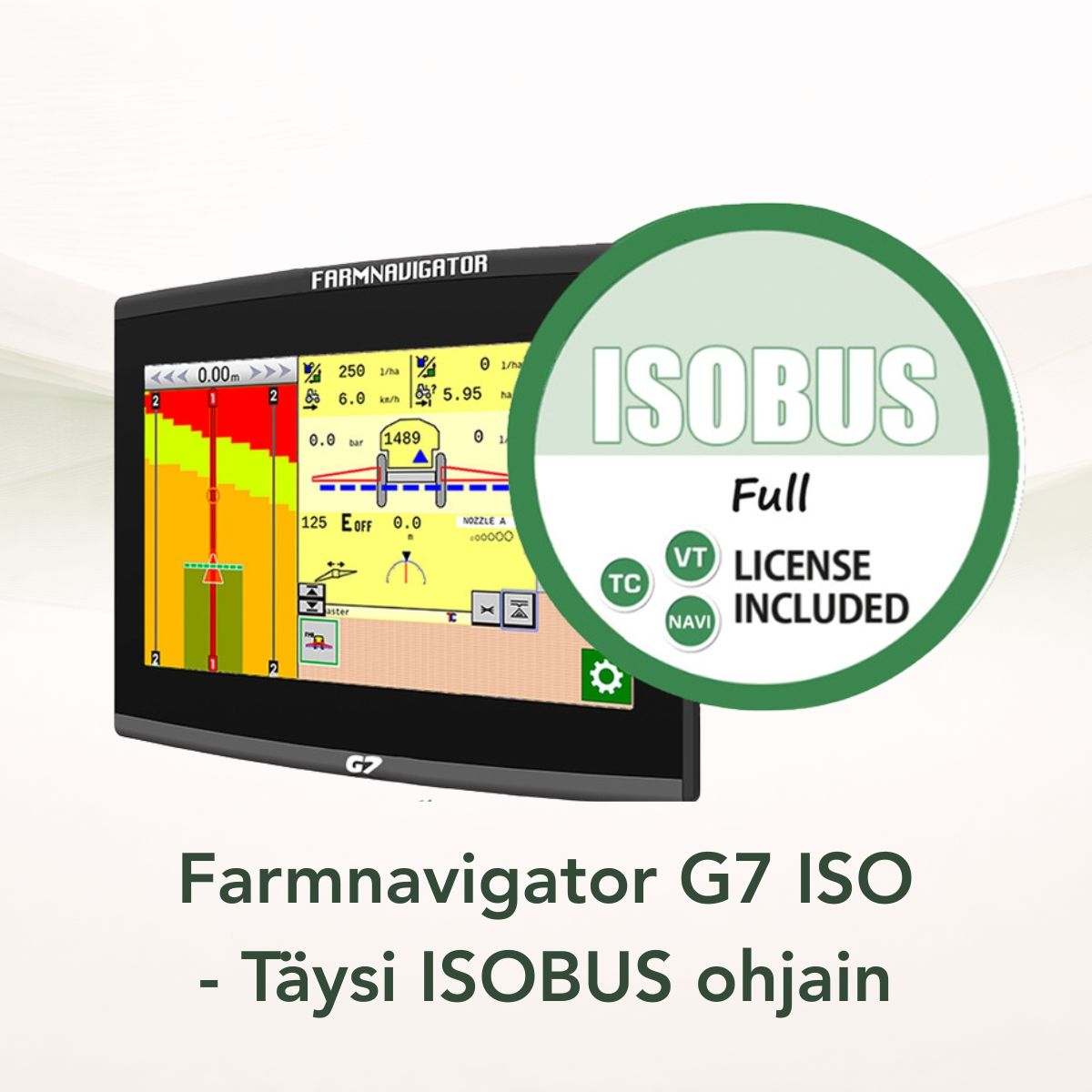 Farmnavigator ISOBUS näyttö