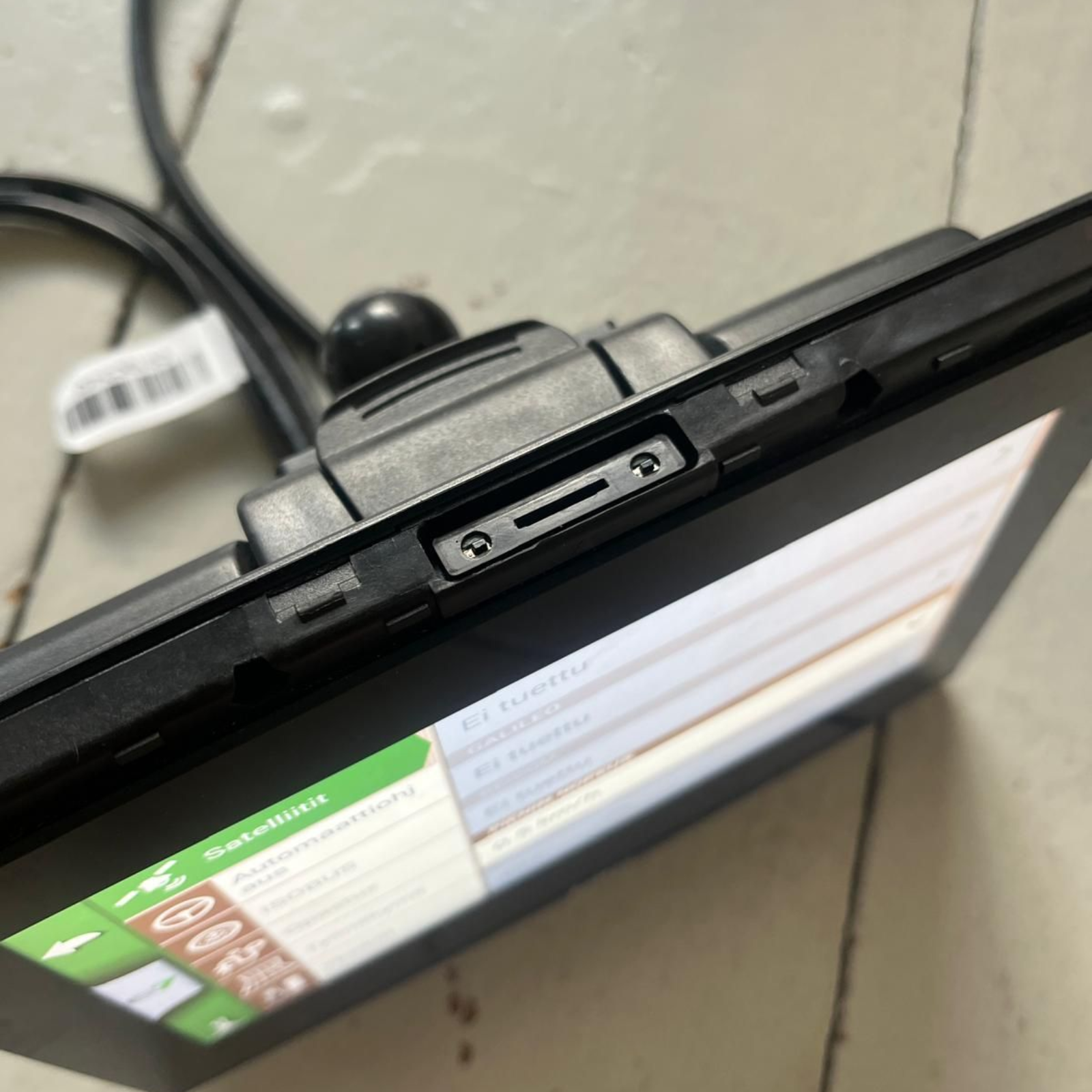Farmnavigator G7 päivitys Micro SD muistikortilla