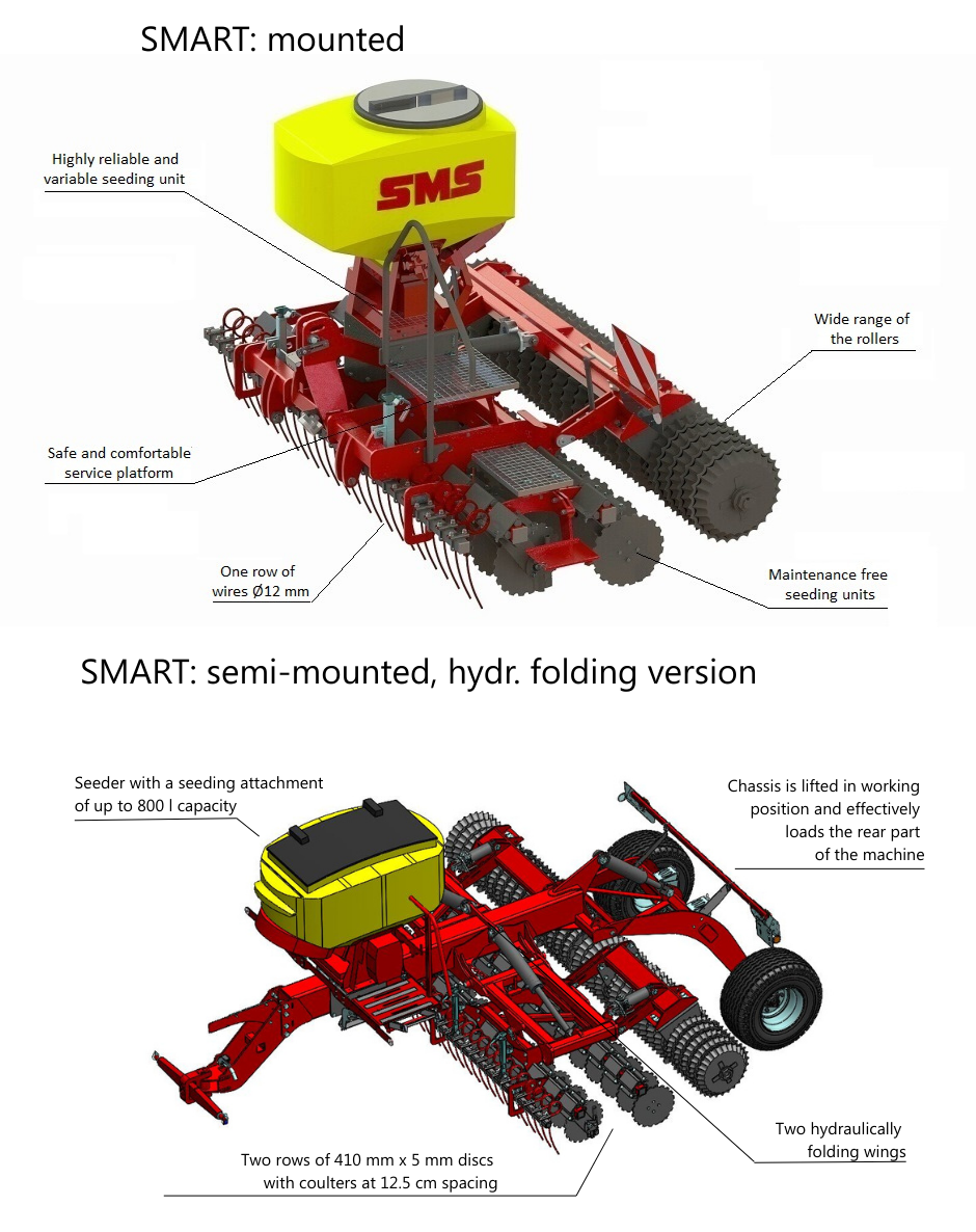 SMS Smart Seeder pneumaattinen kylvökone