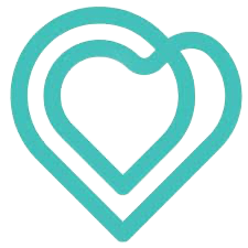 Double heart logo.