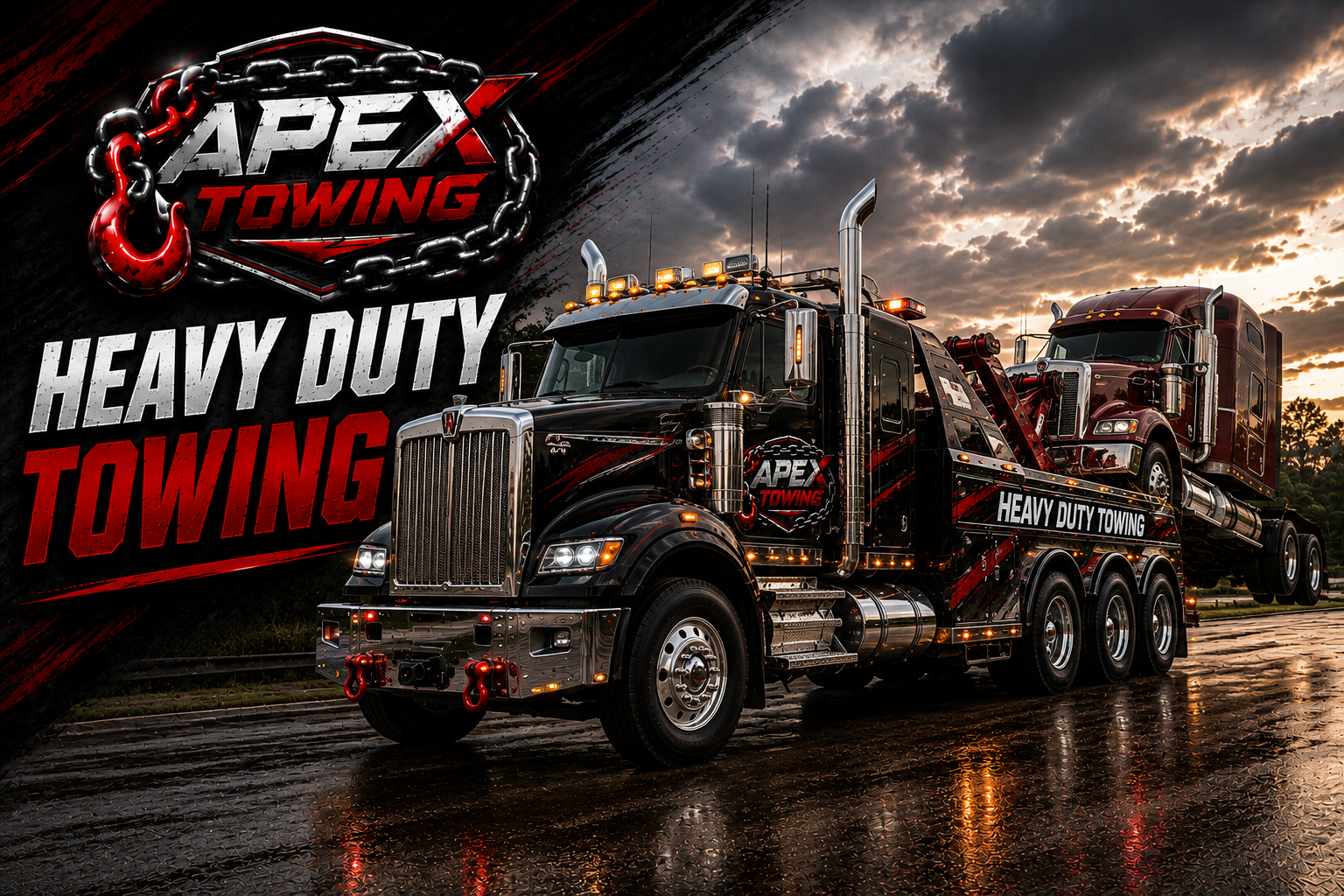 Heavy duty towing in Broward County — Apex Towing
