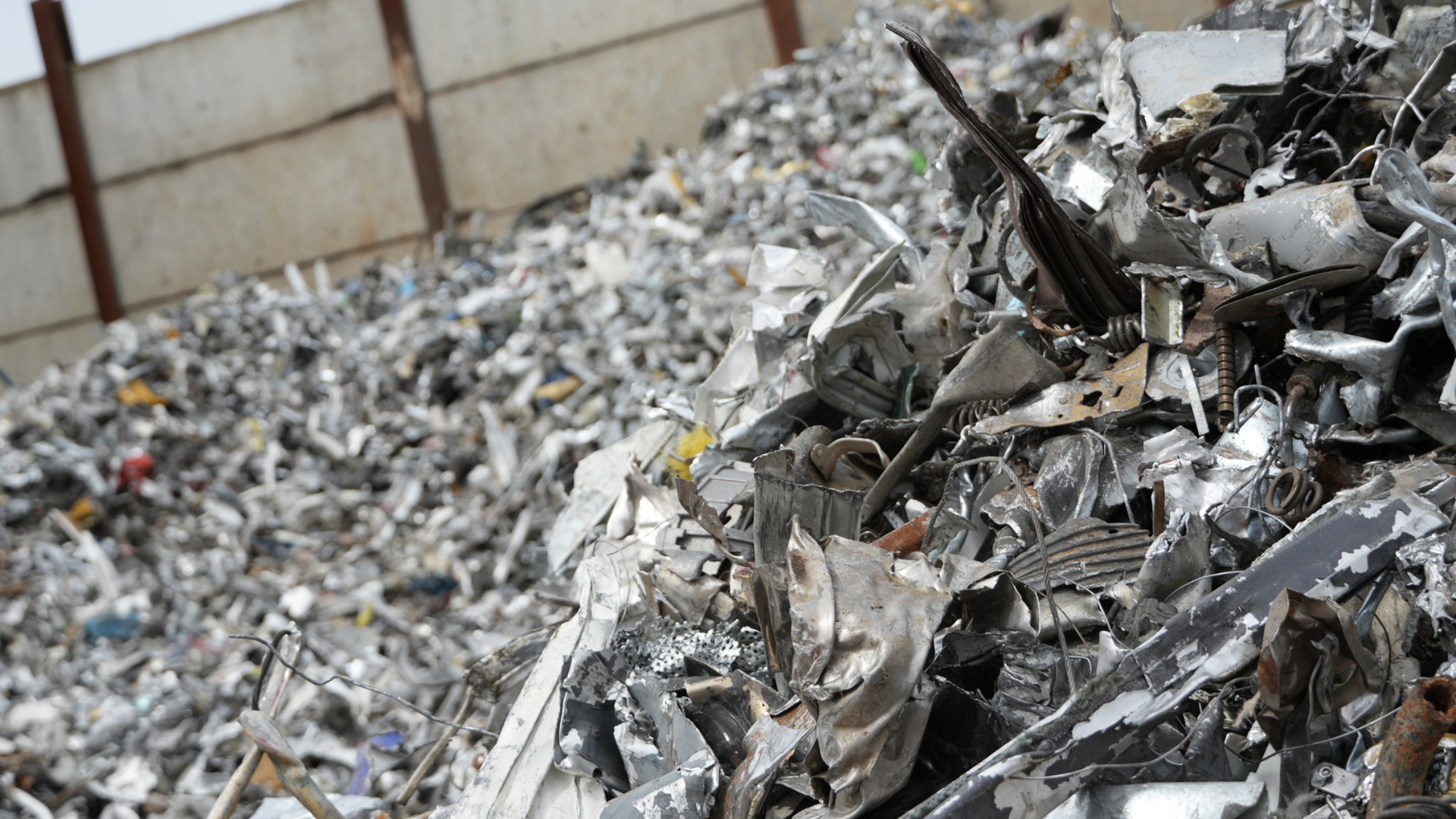 scrap metal pile at Benfleet Scrap