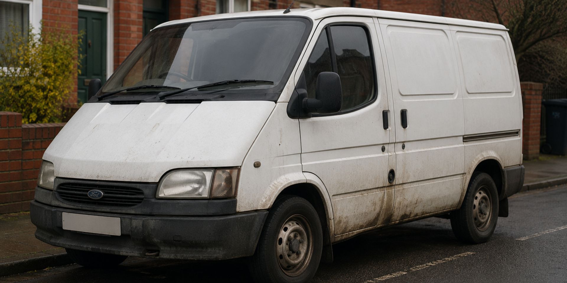 old van ready to be scrapped