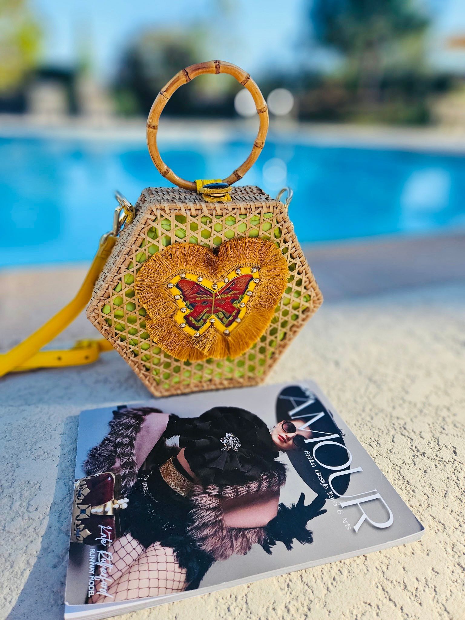 Mahal Kita Eco-friendly Handcrafted Rattan Butterfly Bag