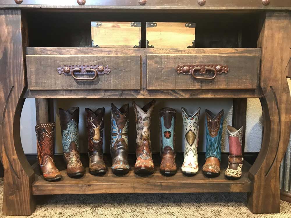 Boots Display — Grapevine, TX — Lone Star Executive Suites