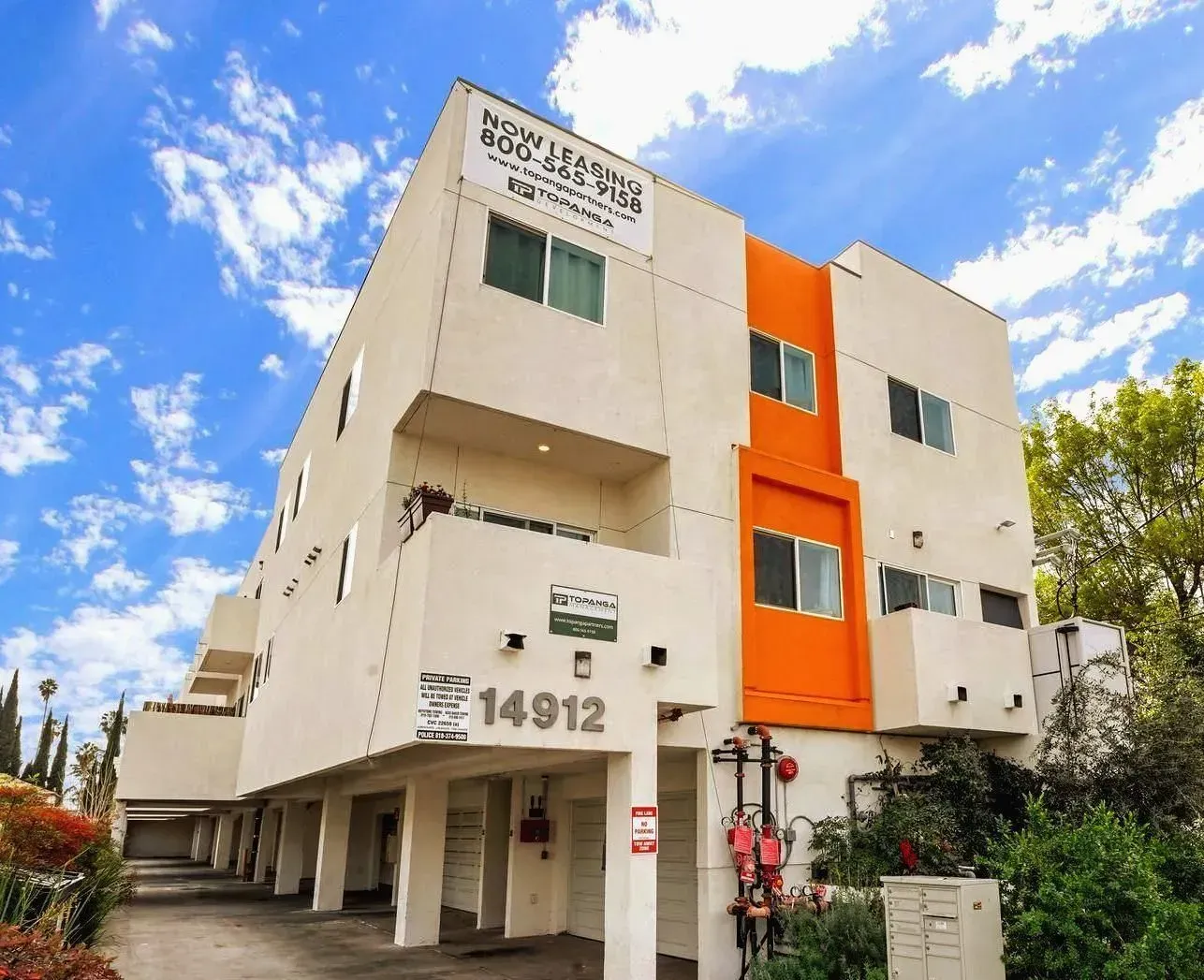 Managed multifamily apartment building by Topanga Property Management