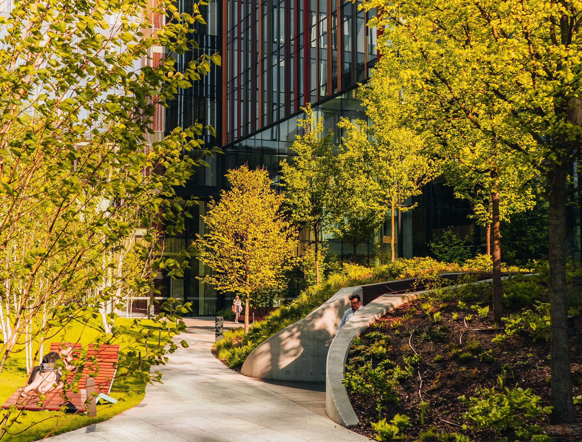 Commercial Property With Well-Maintained Urban Landscape