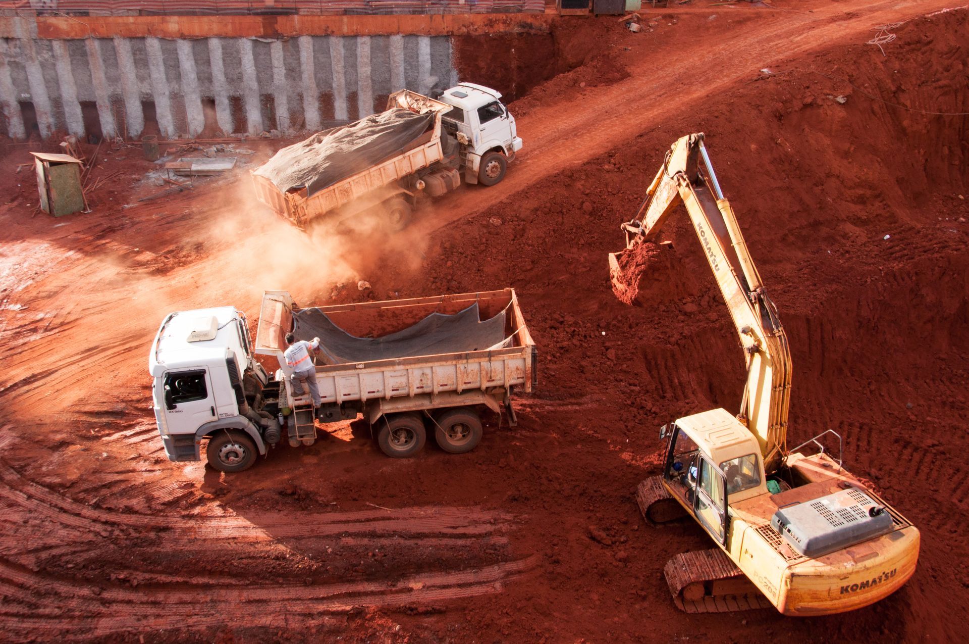 Site haulage support