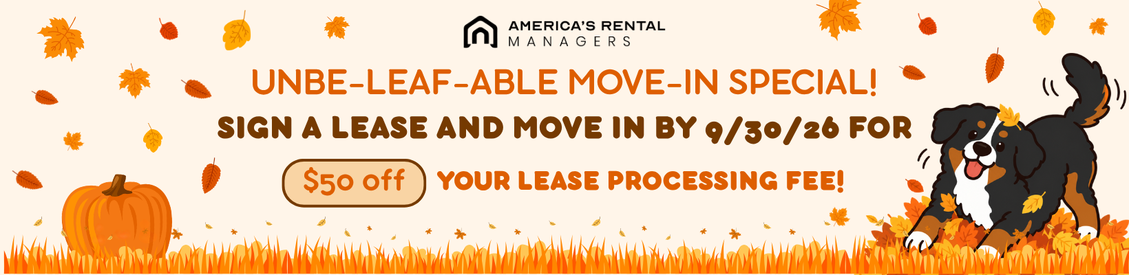 February Rental move-in special