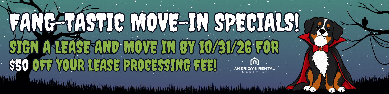 February Rental move-in special