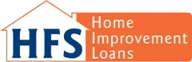 Logo for HFS Home Improvement Loans featuring the letters 