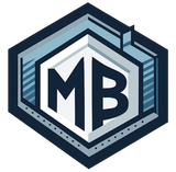 Hexagon logo with 