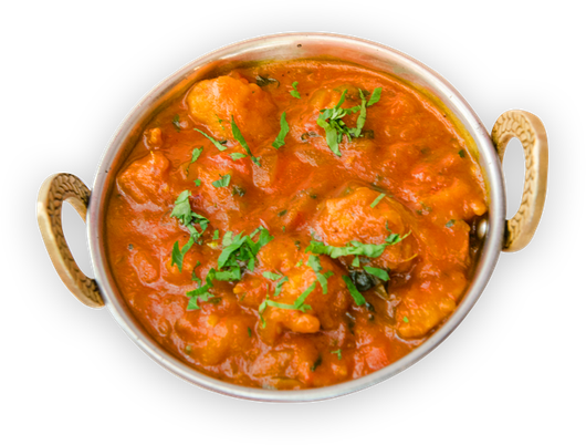 Dish of Indian food