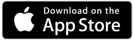 Apple App Store download button with the Apple logo and text reading