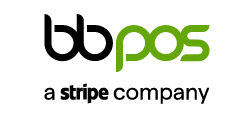 Bbpos logo in black and green,