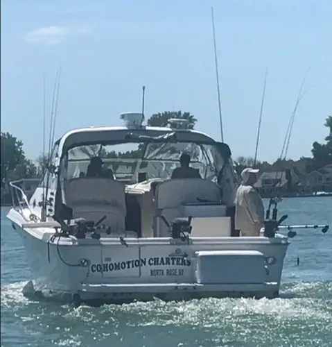 The CohoMotion Fishing Charter on Lake Ontario