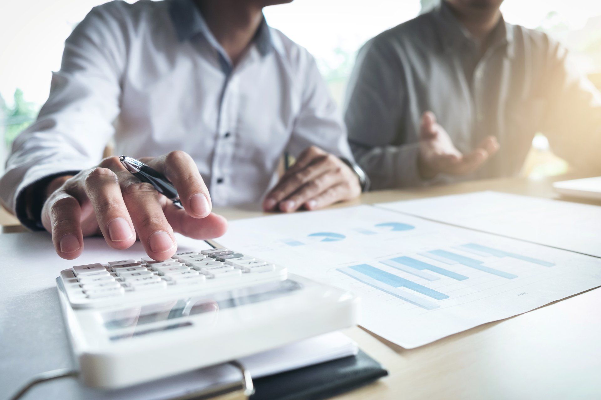 paperwork and calculating costs