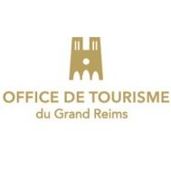 Le logo de l'office de tourisme du grand reims est un château.