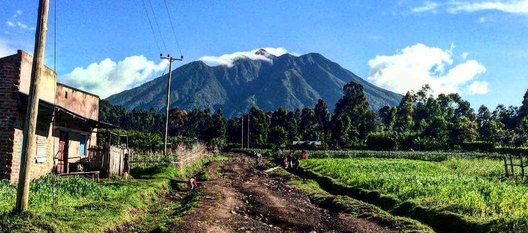 Mount Sabyinyo in Mgahinga Gorilla National Park