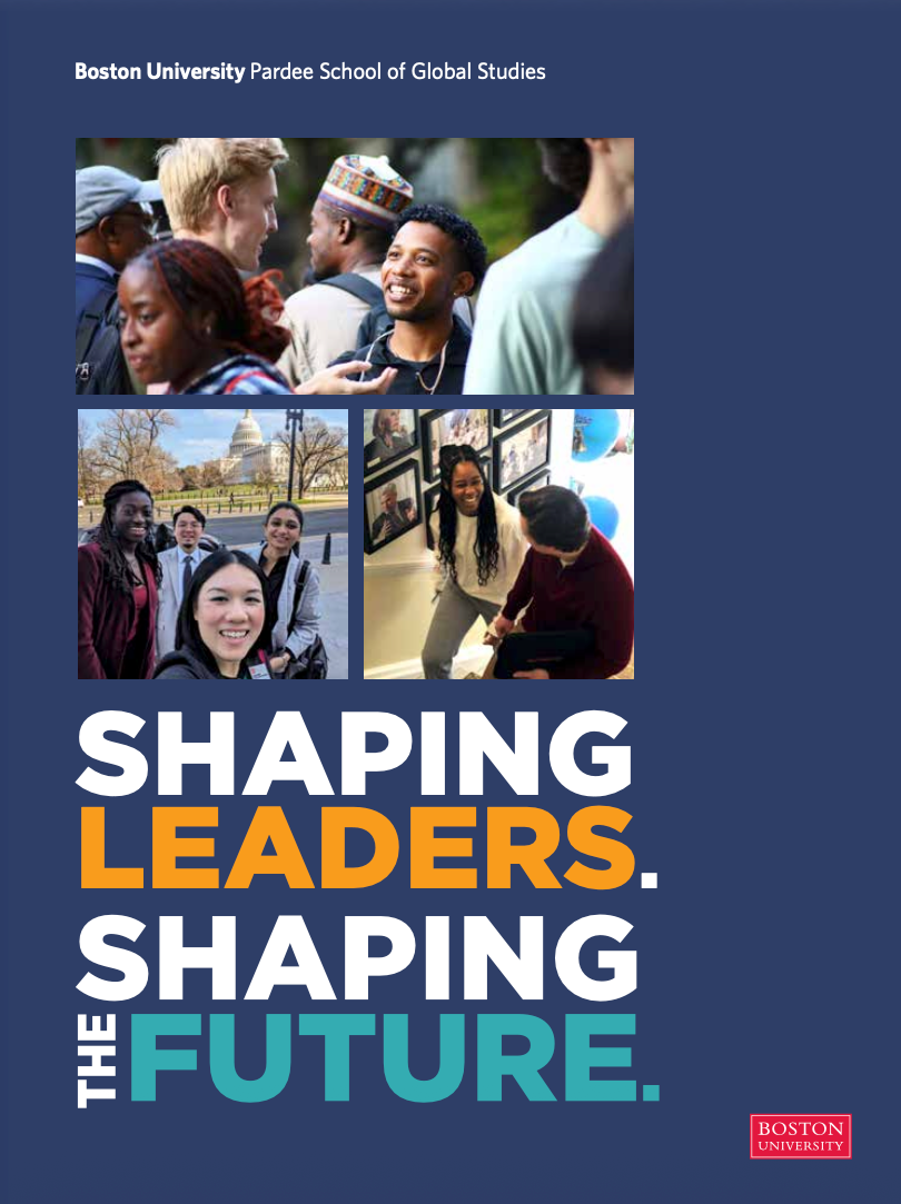 Pardee School of Global Studies admissions brochure