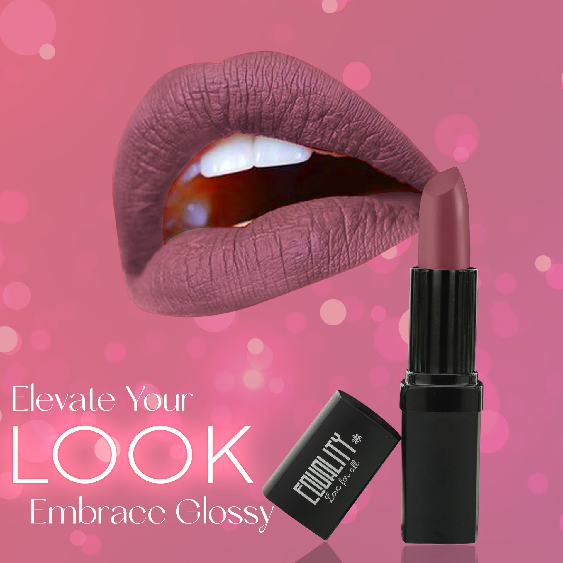 EQUALITY Xtreme Matte Lipstick – Bold Colors, No Shine, Long-Lasting, Full Coverage, Creamy Texture with Vitamin E & Antioxidants, Hypoallergenic Halal Certified