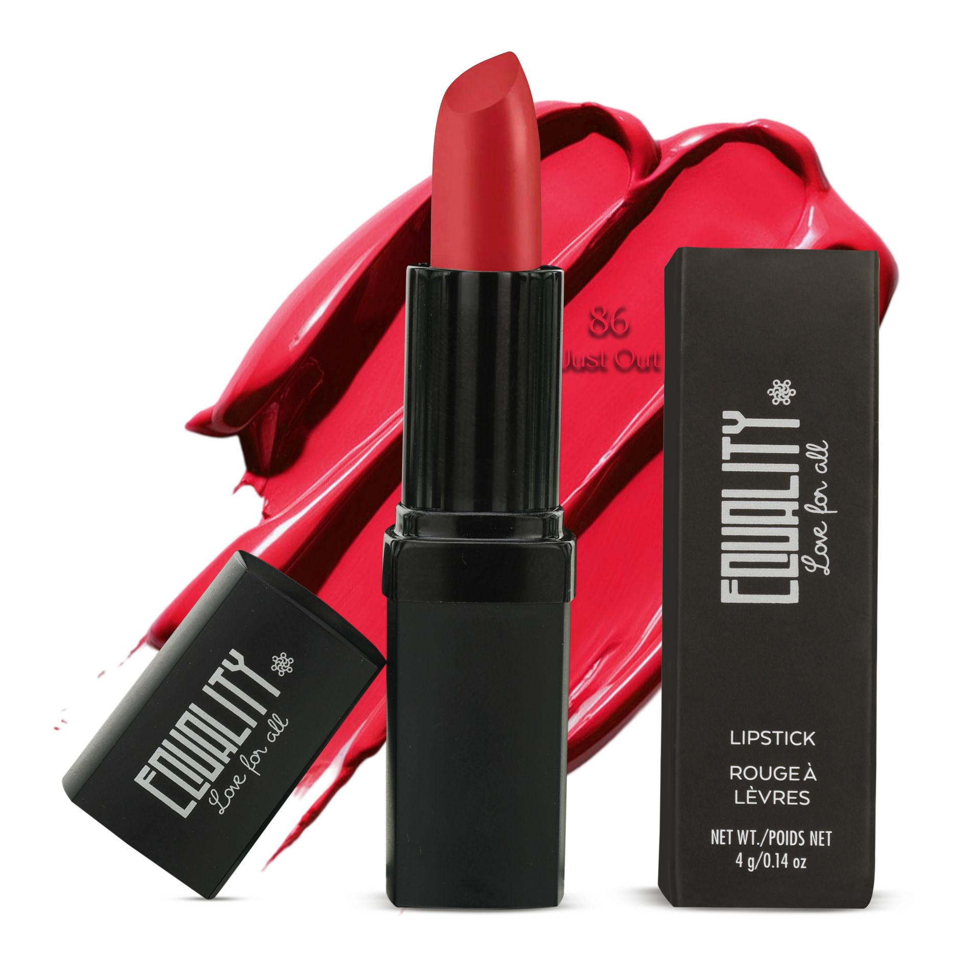 EQUALITY Xtreme Matte Lipstick – Bold Colors, No Shine, Long-Lasting, Full Coverage, Creamy Texture with Vitamin E & Antioxidants, Hypoallergenic Halal Certified