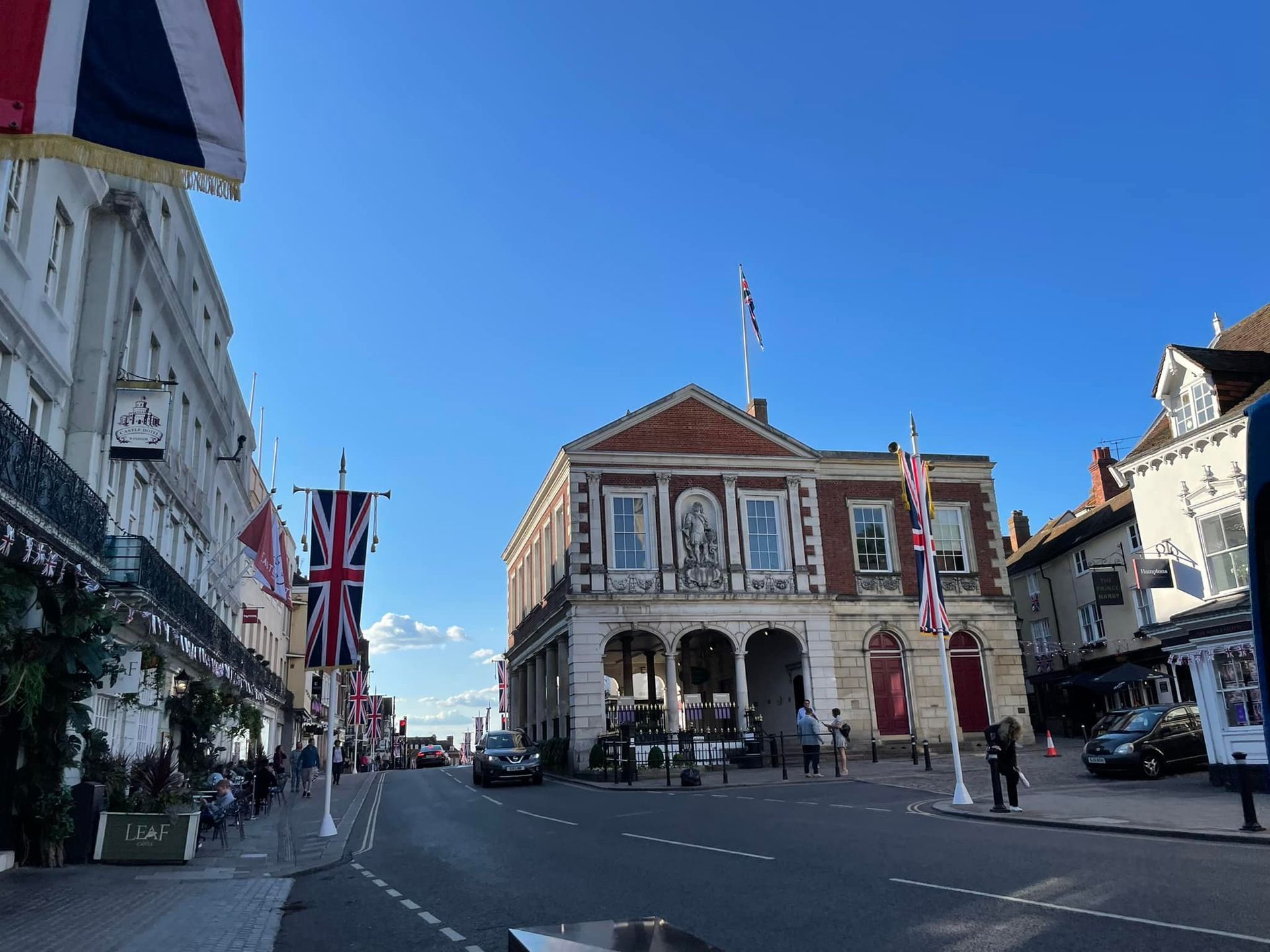 Historic Windsor Guildhall on Windsor High Street