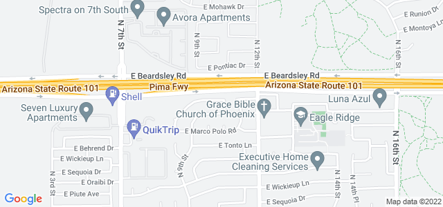 Map of business location