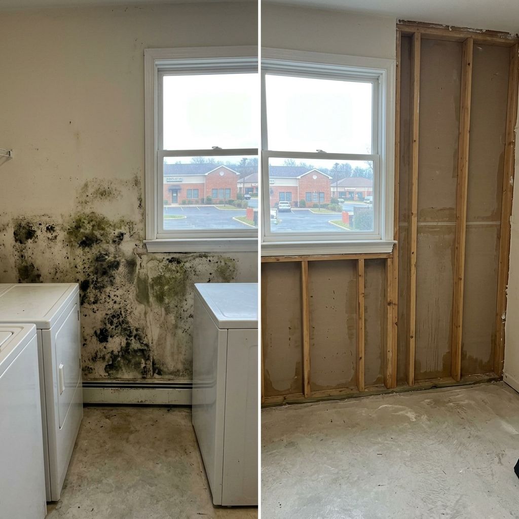 Before and after mold remediation Cinnaminson NJ Before and after mold remediation Cinnaminson NJ
