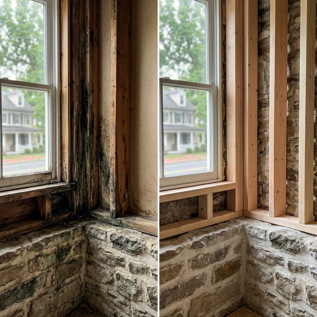 Before and after mold remediation Hopewell NJ Before and after mold remediation Hopewell NJ