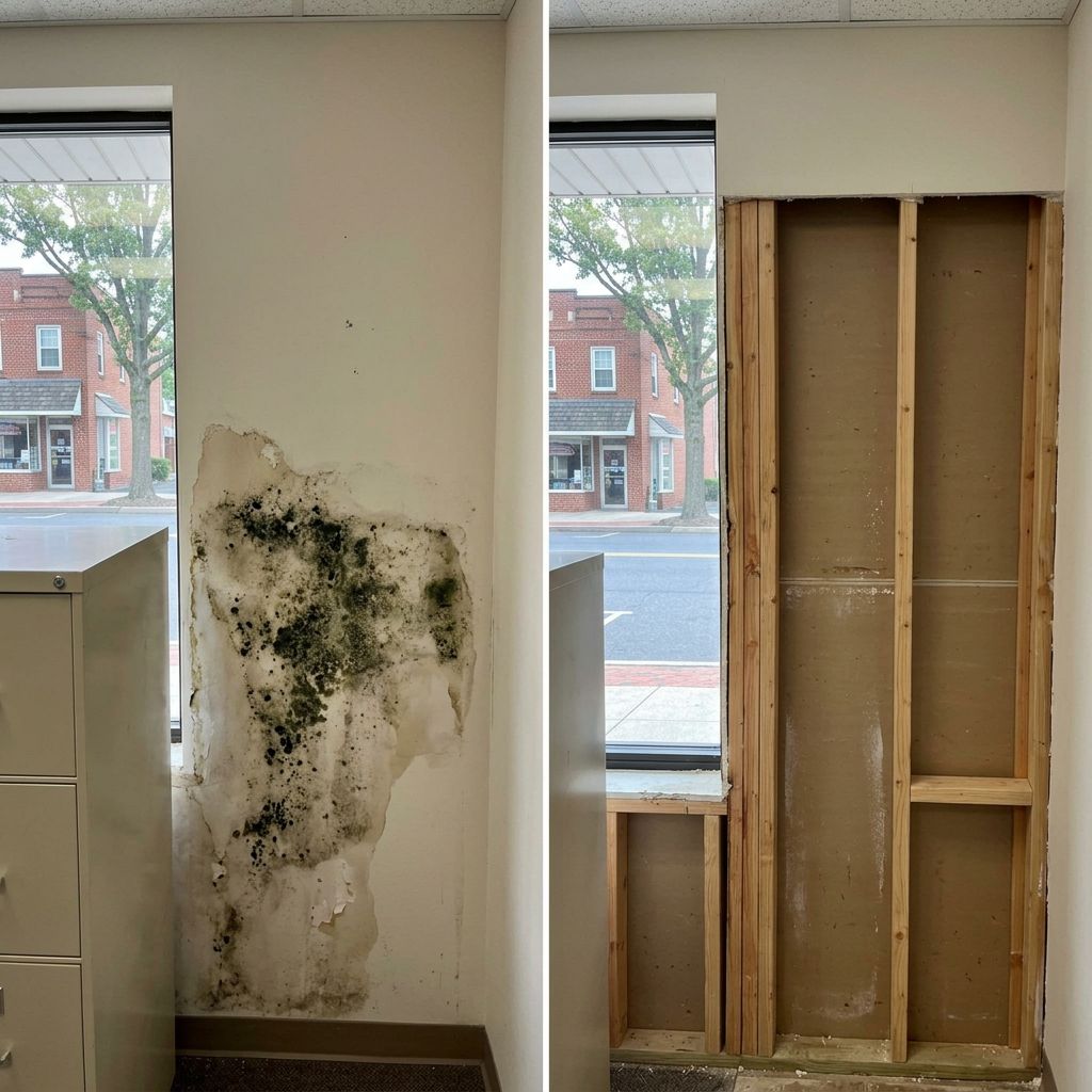 Before and after mold remediation Lansdale PA Before and after mold remediation Lansdale PA