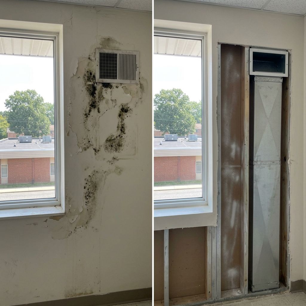 Before and after mold remediation Willingboro NJ Before and after mold remediation Willingboro NJ
