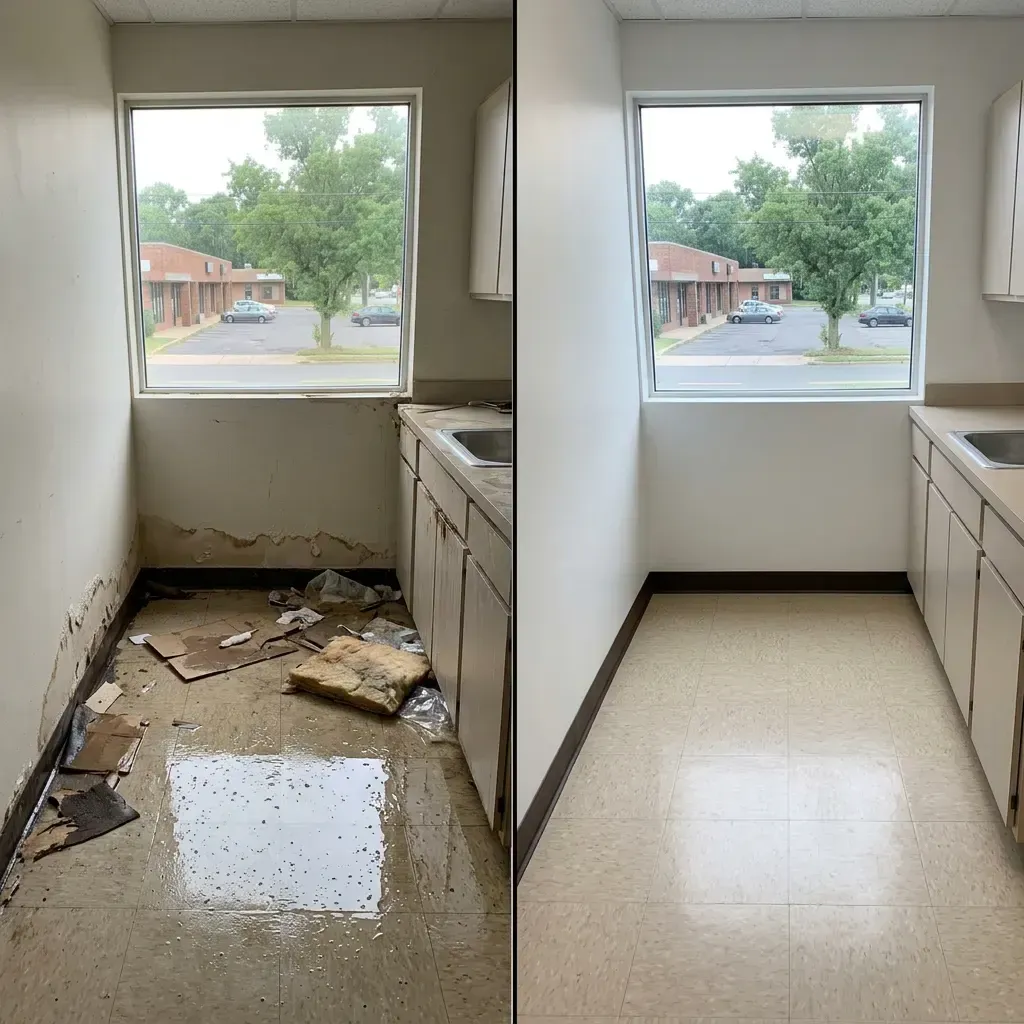 Before and after water damage restoration Willingboro NJ Before and after water damage restoration Willingboro NJ