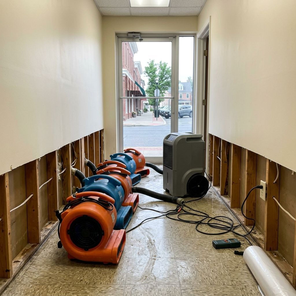 Flood drying setup Flemington NJ