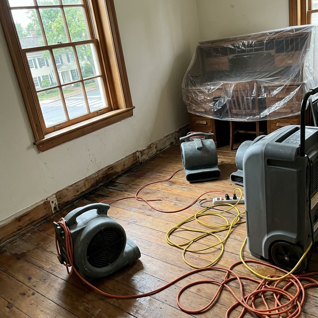 Flood drying setup Hopewell NJ
