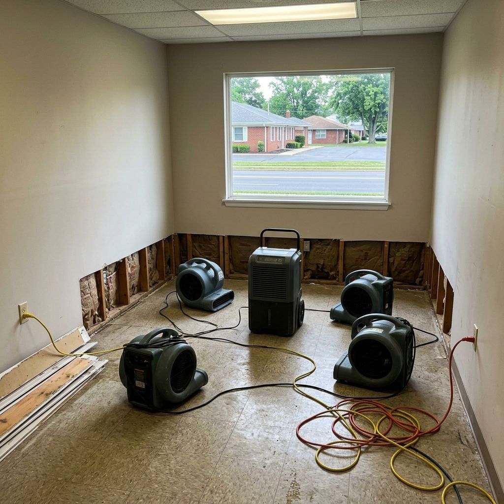 Flood drying setup Levittown PA Flood drying setup Levittown PA