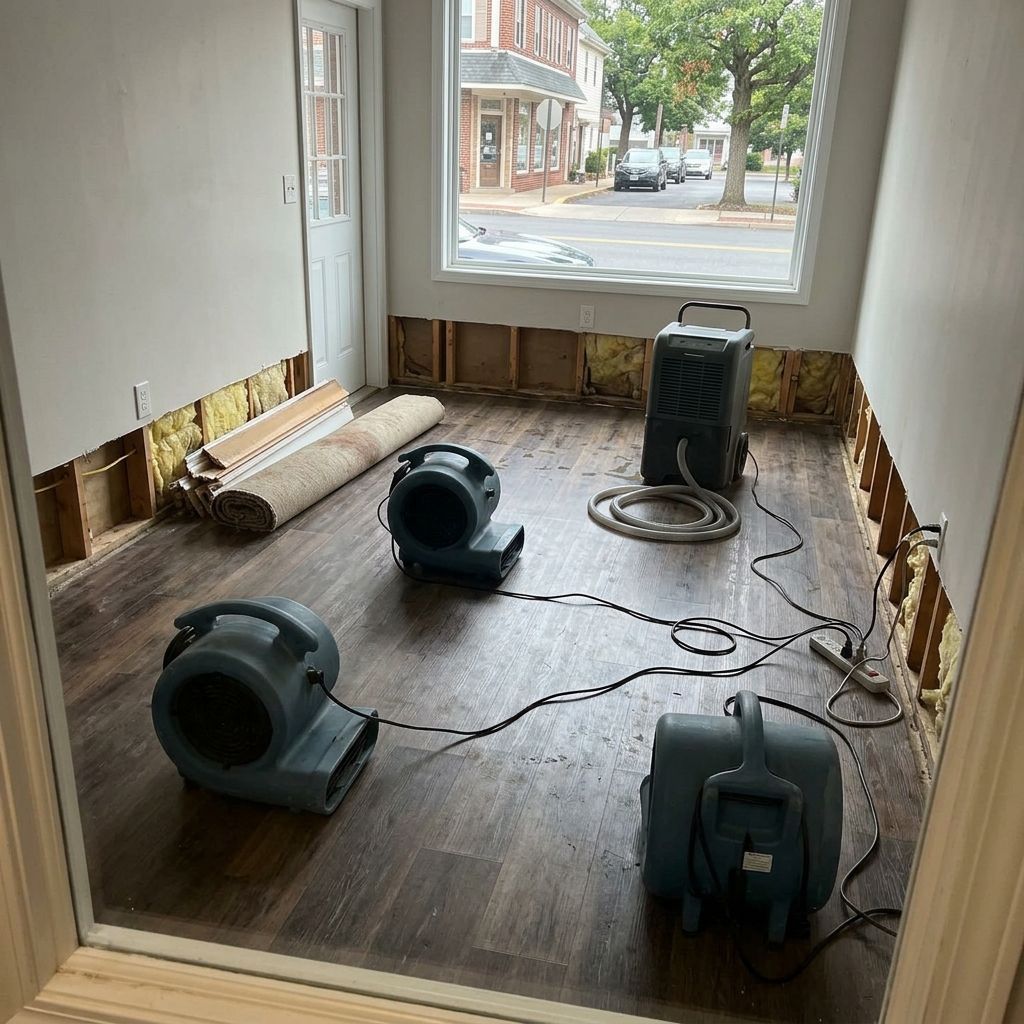 Flood drying setup Perkasie PA Flood drying setup Perkasie PA