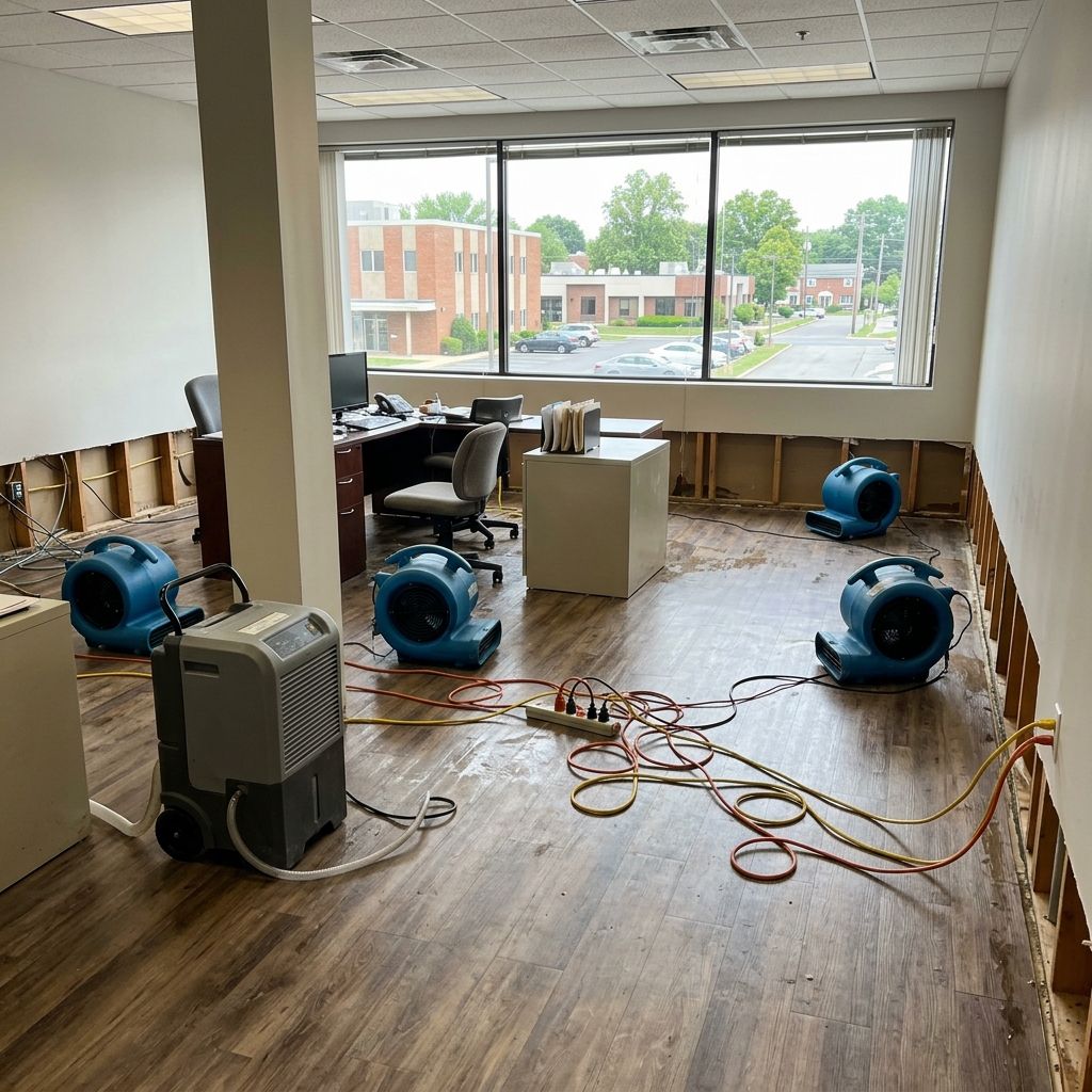 Flood drying setup Willow Grove PA Flood drying setup Willow Grove PA