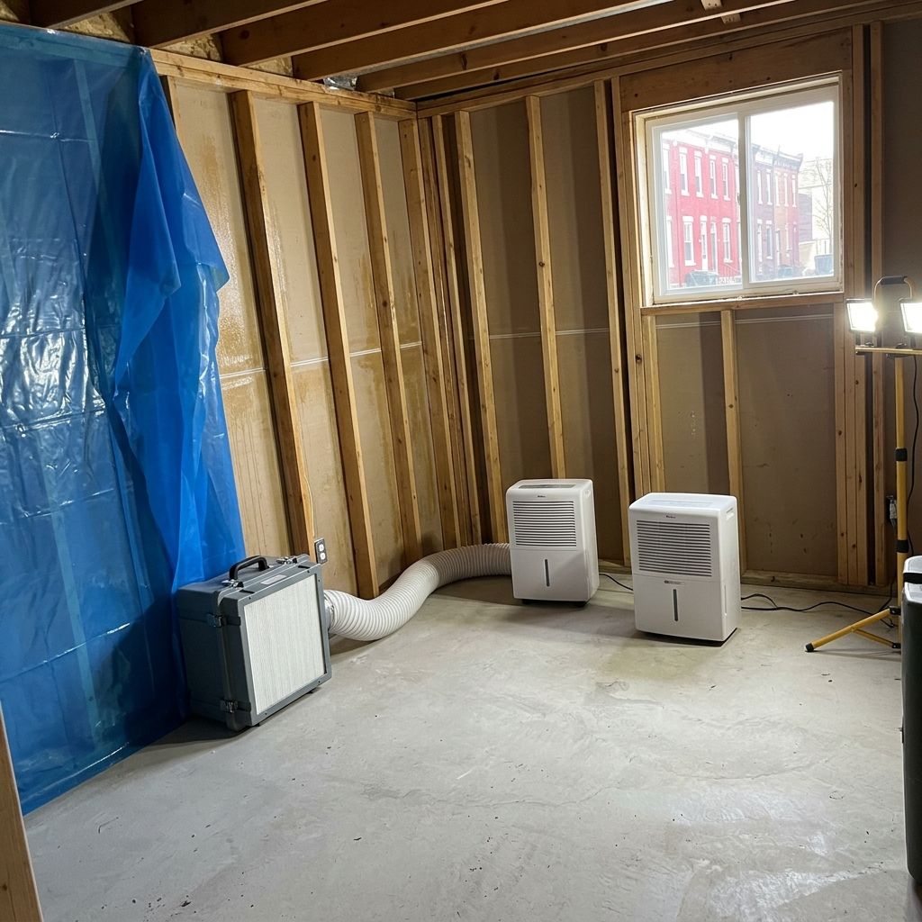 Mold-free restored office Burlington NJ Mold-free restored office Burlington NJ
