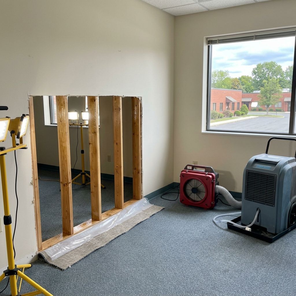 Mold-free restored office Flemington NJ Mold-free restored office Flemington NJ