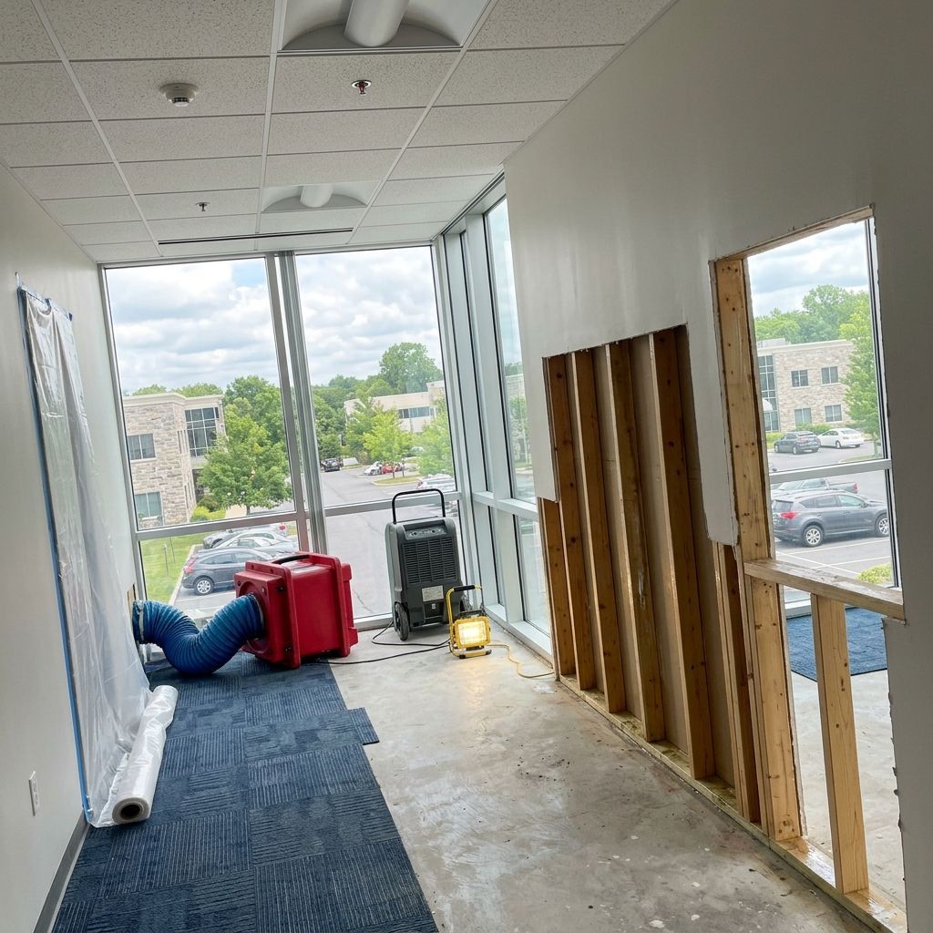 Mold-free restored office Montgomery County PA Mold-free restored office Montgomery County PA