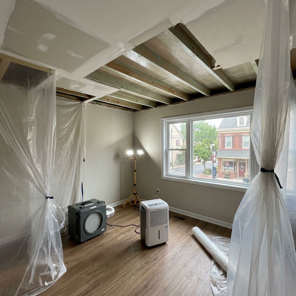 Mold-free restored office Perkasie PA