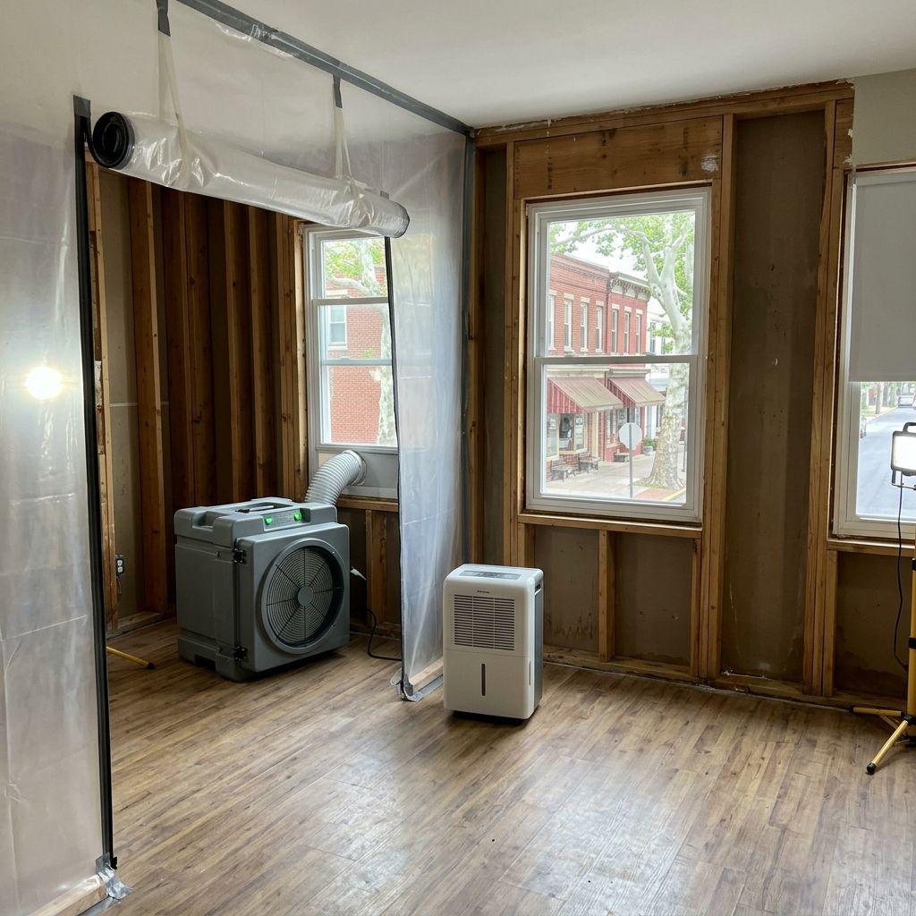 Mold remediated space Quakertown PA Mold remediated space Quakertown PA