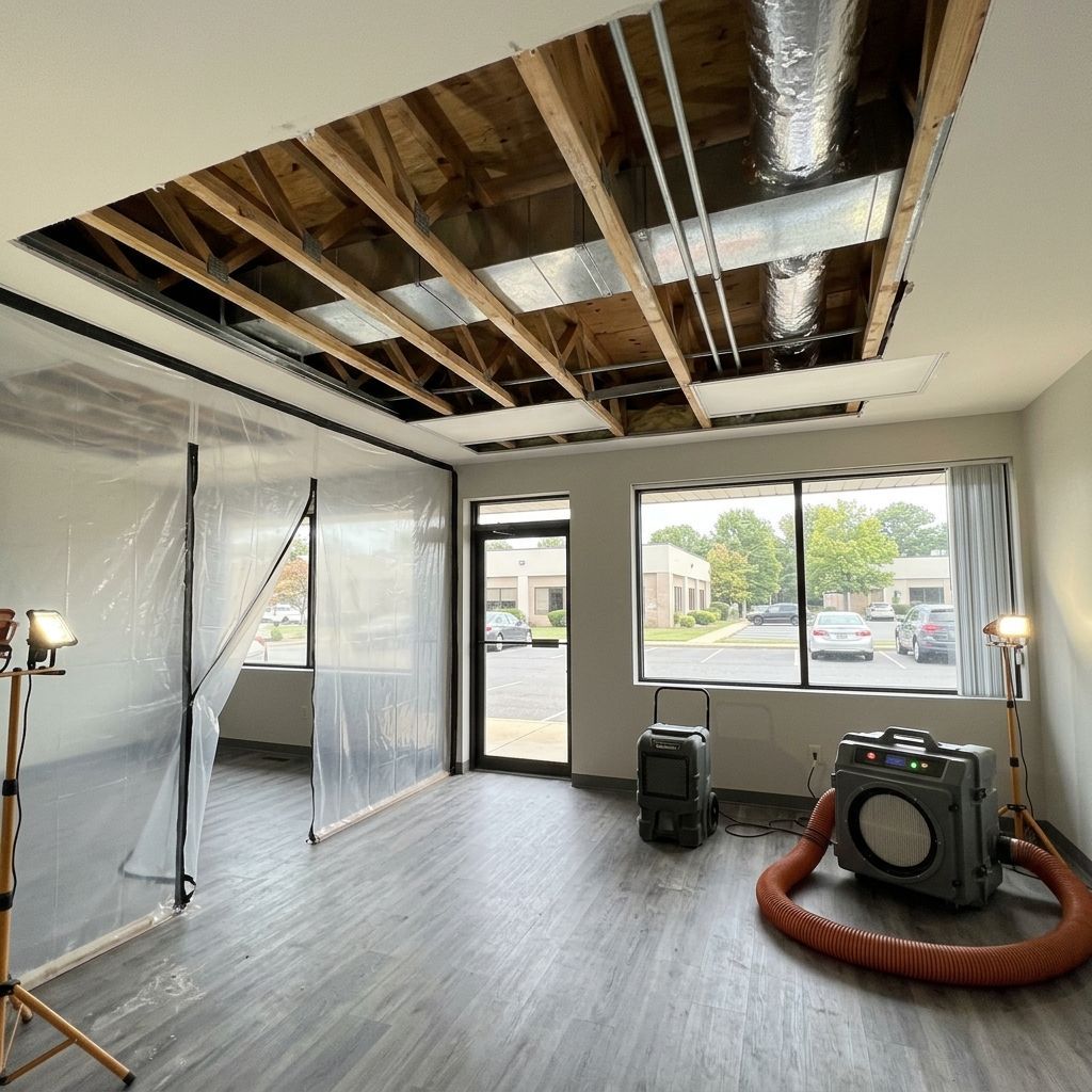 Mold remediated space Warminster PA Mold remediated space Warminster PA