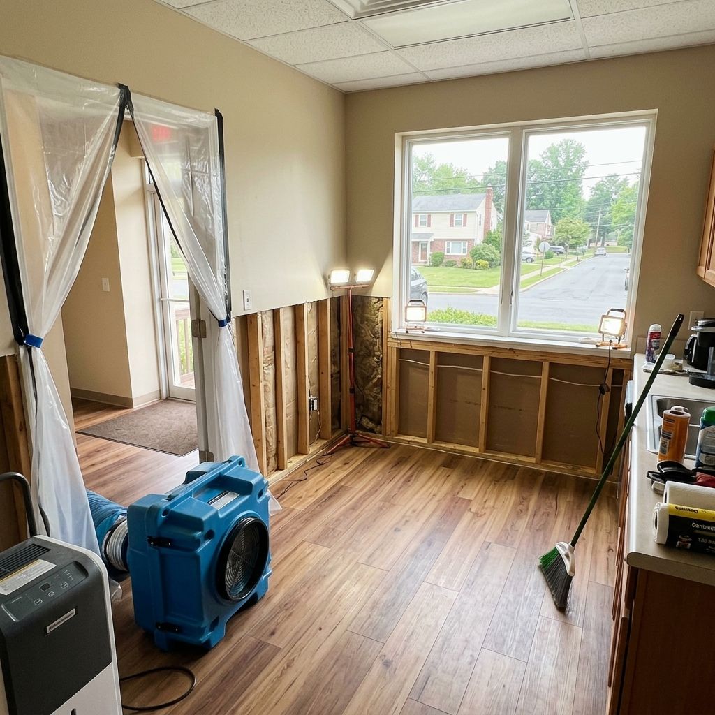 Mold-free restored office Willow Grove PA Mold-free restored office Willow Grove PA
