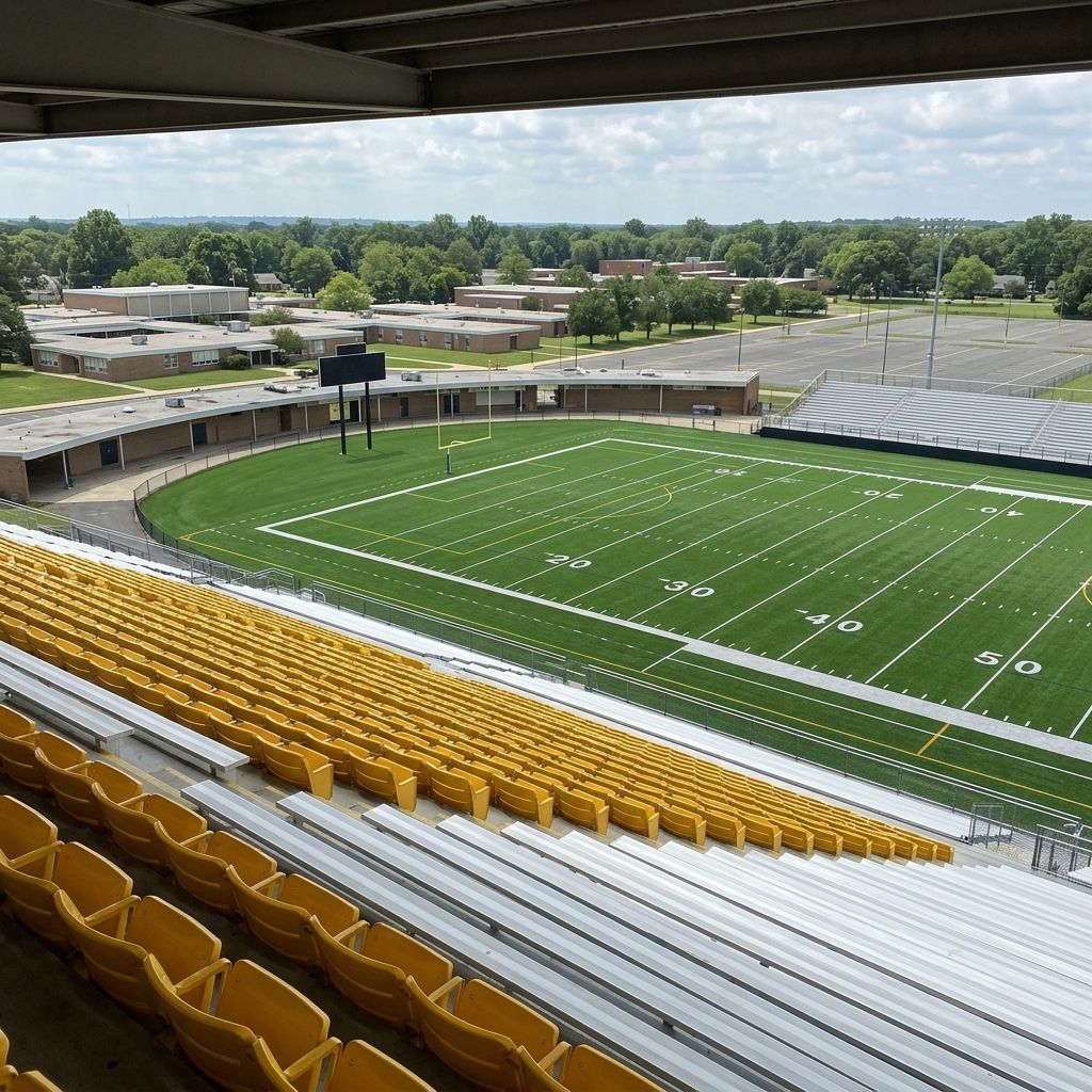 Restored football stadium Willingboro NJ