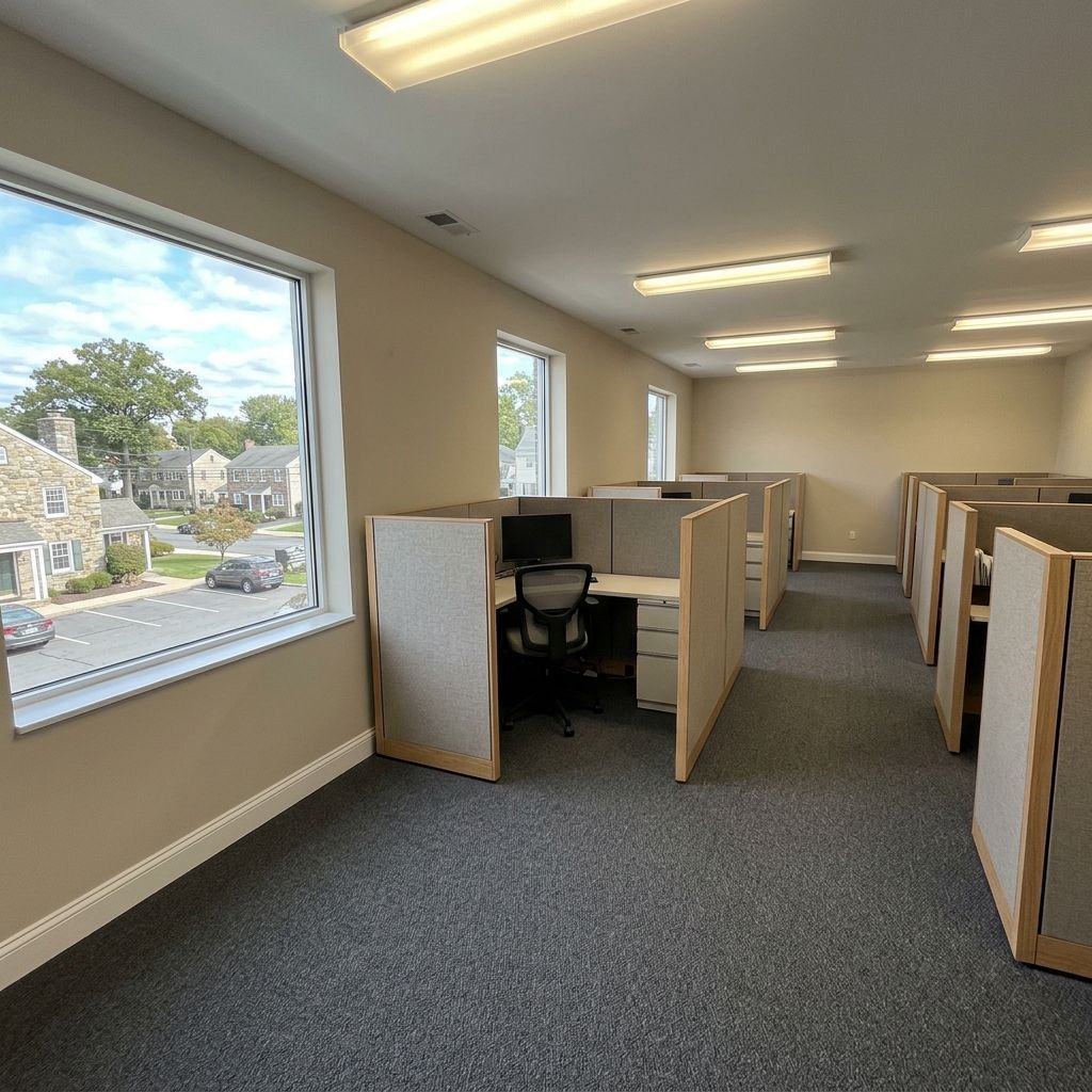 Restored office after flood Glenside PA Restored office after flood Glenside PA