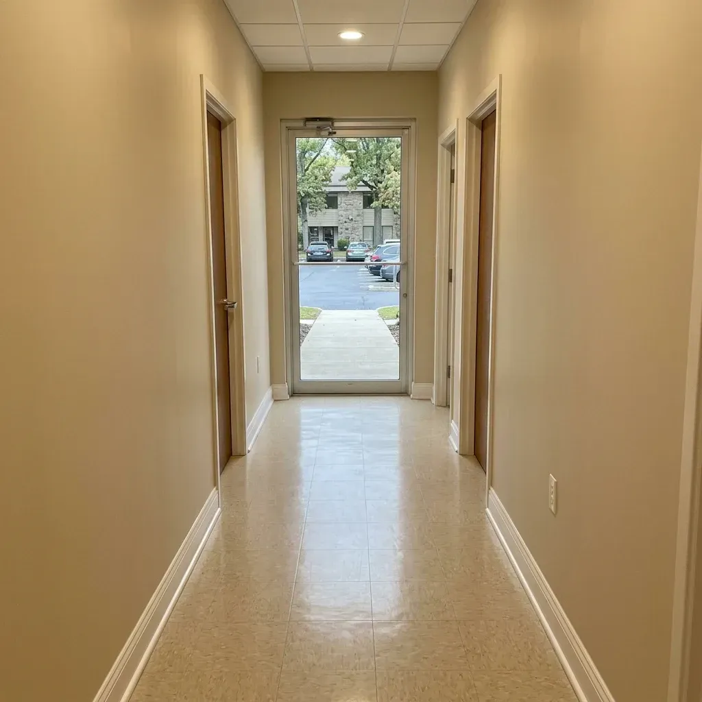 Restored office after water damage Montgomery County PA