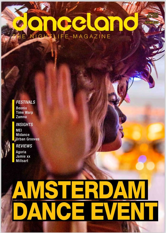 A magazine cover for danceland amsterdam dance event