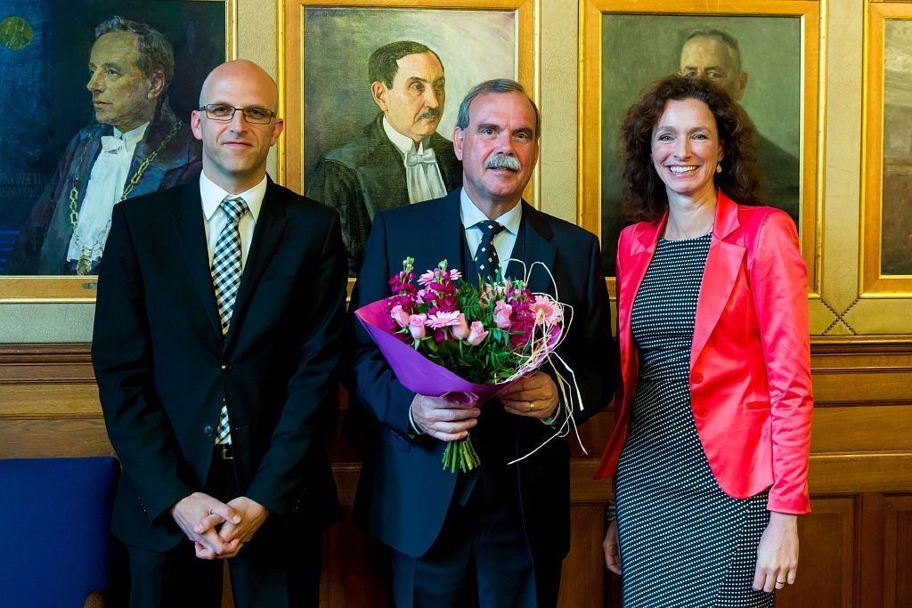 Kerndocent Marcel Bergervoet neemt afscheid.